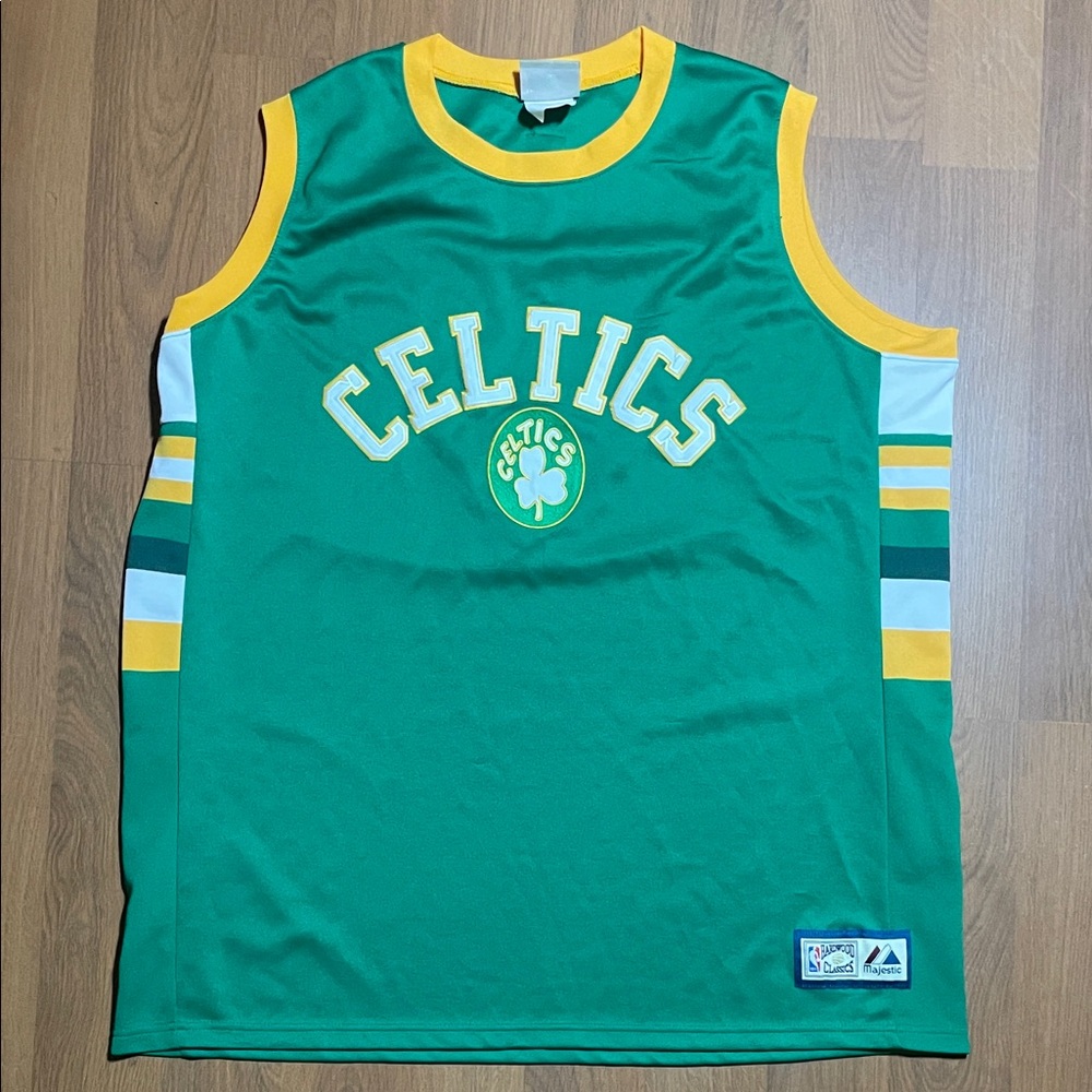 NBA Boston Celtics Majestic Hardwood Classics Basketball Jersey Shirt